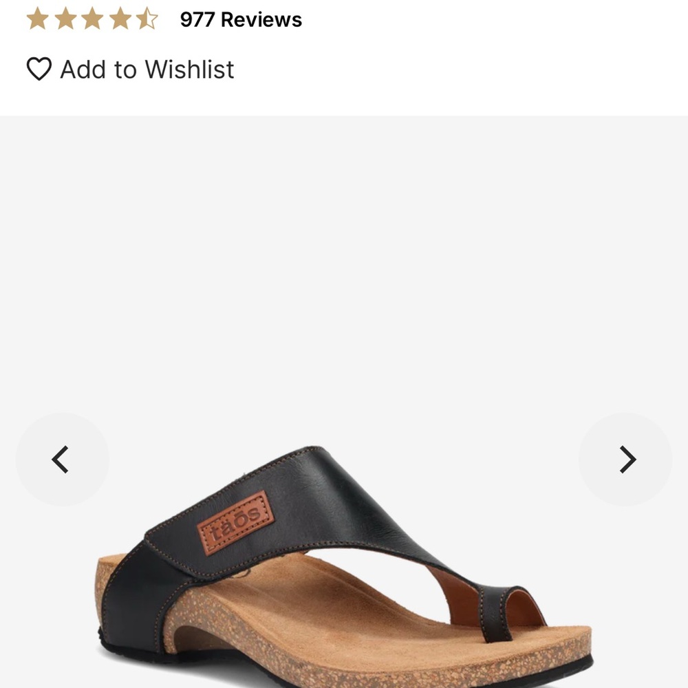 Taos Loop Black Sandals